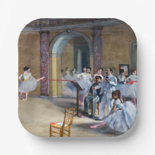 Assiettes En Carton Edgar Degas - Foyer de danse, Opéra rue Le Peletie