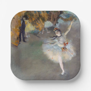 Assiettes En Carton Edgar Degas - L'Étoile / Danseuse sur la Scène