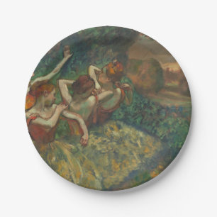 Assiettes En Carton Edgar Degas Quatre Danseurs Impressionniste