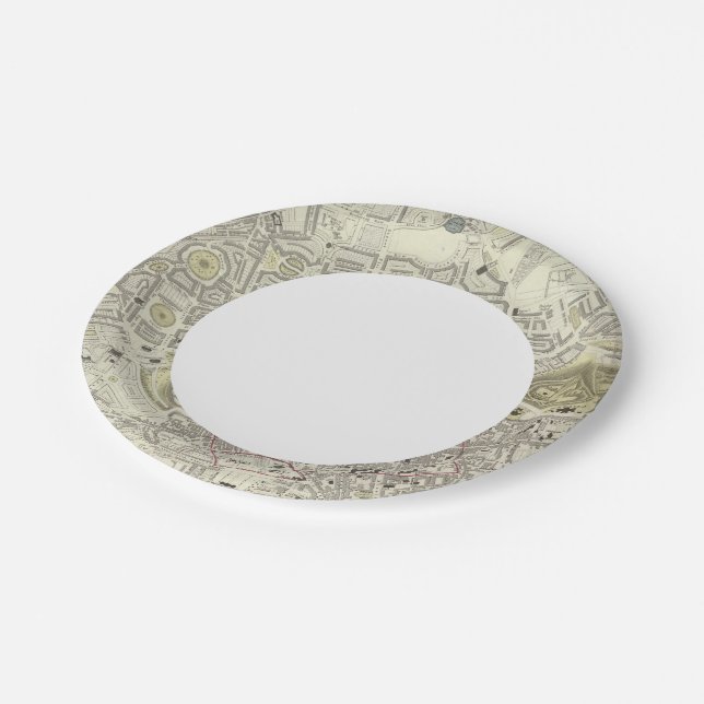 Assiettes En Carton Édimbourg (Angle)