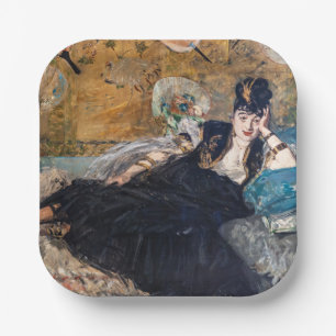 Assiettes En Carton Edouard Manet - Lady avec fans