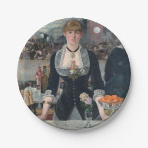 Assiettes En Carton Edouard Manet's A Bar