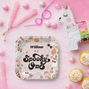 Assiettes En Carton Éffrayant Un Halloween Super 1er anniversaire