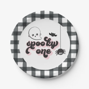 Assiettes En Carton Éffrayant Une Halloween 1er Anniversaire Plaques d