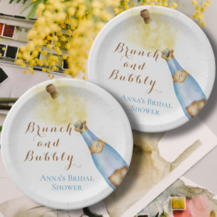 Assiettes En Carton Élégant brunch et apéritif pétillant pour enterrem