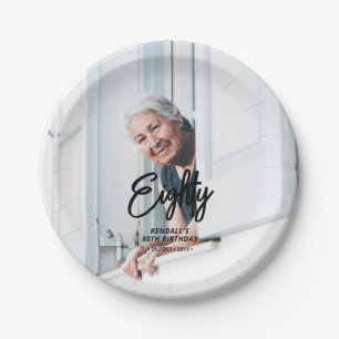 Assiettes En Carton Élégant vaisselle jetable personnalisée avec photo