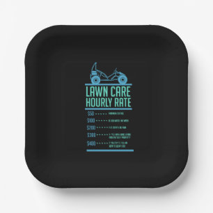 Assiettes En Carton Élevage de pelouse - Soins de pelouse Taux horaire