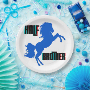 Assiettes En Carton Élevage du cheval demi-frère