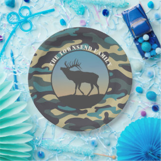 Assiettes En Carton Elk et Camo