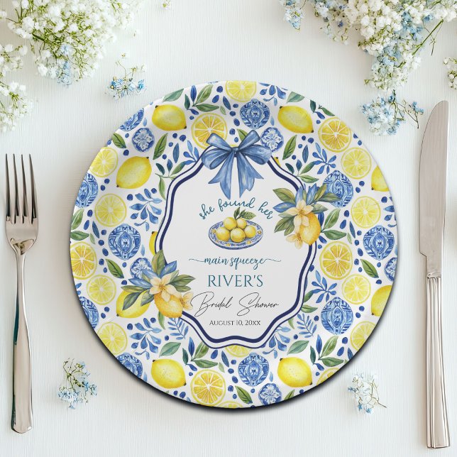 Assiettes En Carton Elle a trouvé sa Baby Shower enterrement de vie de (Créateur téléchargé)