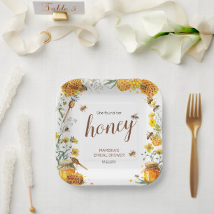 Assiettes En Carton Elle a trouvé sa douche nuptiale au miel