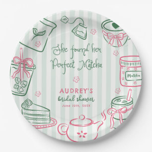 Assiettes En Carton Elle a trouvé son matcha vert parfait pour la douc