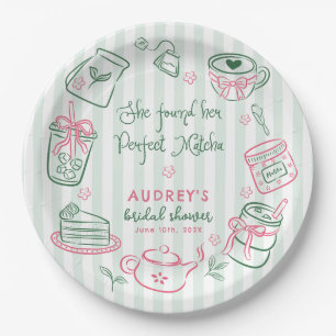 Assiettes En Carton Elle a trouvé son thé matcha vert parfait pour sa