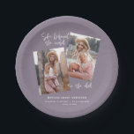 Assiettes En Carton Elle croyait qu'elle le pouvait pour qu'elle fasse<br><div class="desc">Elle croyait qu'elle le pouvait pour qu'elle fasse graduation géométrique multi-photo plaque de la fête de la typographie. Avec une typographie audacieuse et un texte de script tendance. La couleur arrière - plan géométrique peut être modifiée. Félicitations au grand, classe de 20xx également disponible. Modifiez la couleur pour qu'elle corresponde...</div>