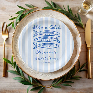 Assiettes En Carton Elle est une douche de mariée sur mesure sardines