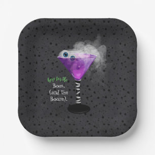 Assiettes En Carton Elle pour le Boos and Booze Adult Halloween Party