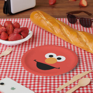 Assiettes En Carton Elmo Face Art