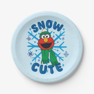 Assiettes En Carton Elmo Snow Cute