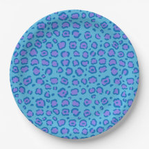 Empreinte de léopard bleu