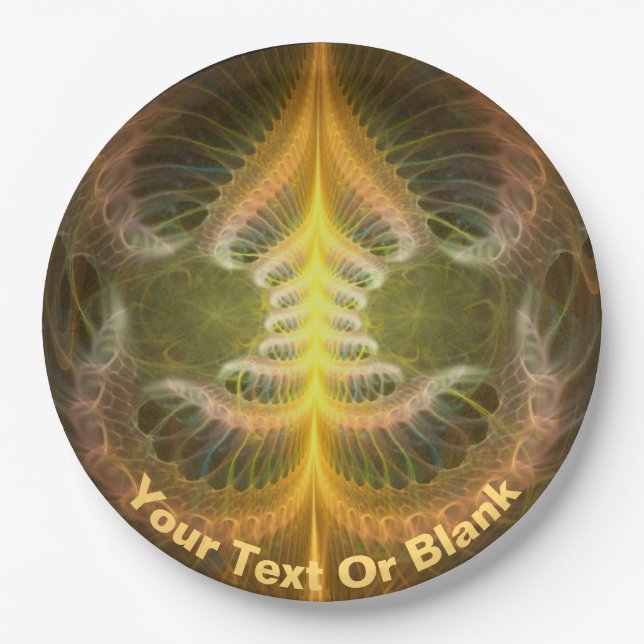 Assiettes En Carton Enameled Brass Tray (Devant)