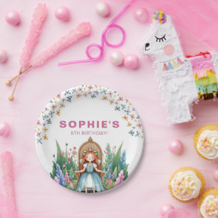Assiettes En Carton Enchanted Woodland Fairy Princess Anniversaire