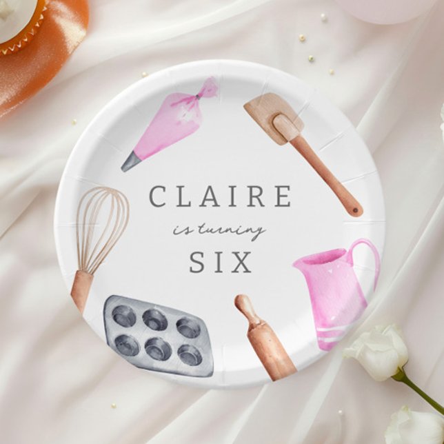 Assiettes En Carton Enfants à la cuisine Anniversaire Bash | Fête des  (Créateur téléchargé)