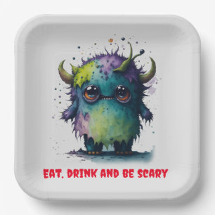 Assiettes En Carton Enfants Cool Halloween Thème