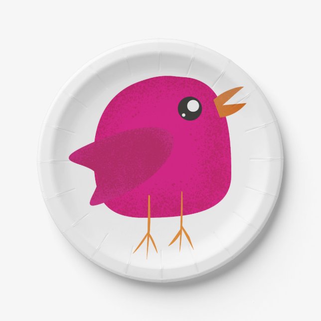Assiettes En Carton Enfants mignonette birdy (Devant)