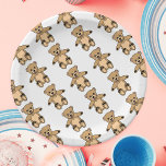 Assiettes En Carton Enfants mignonnes Teddy Bear Birday<br><div class="desc">Plaques en papier de fête d'anniversaire de l'ours en peluche. Ces nounours marron sont parfaits pour la fête d'anniversaire des enfants.</div>