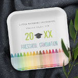 Assiettes En Carton Enfants mignons Crayon Fun Rainbow Preschool Gradu<br><div class="desc">Fun Cute CRAYONS THEME PRESCHOOL GRADUATION Collection - Simple élégante illustration de crayons pastel,  parfait pour vos petits élèves de l'enseignement préscolaire. Il est très facile de customiser,  avec vos données personnelles. Si vous avez besoin d'un autre produit correspondant ou de la personnalisation,  veuillez envoyer un message via Zazzle.</div>