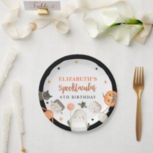 Assiettes En Carton Enfants Spotacular Halloween Anniversaire Papier d