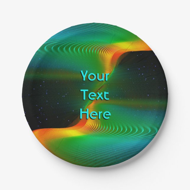 Assiettes En Carton Entangage quantique (Devant)