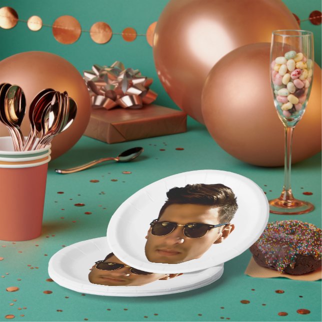 Assiettes En Carton Enterrement de vie de jeune fille personnalisé ave (Multi)