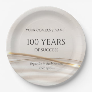 Assiettes En Carton Entreprise Anniversaire Affaires personnalisées