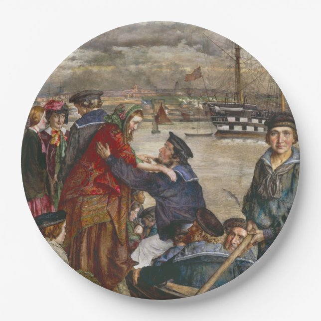 Assiettes En Carton Épouses et épouses des marins (par John Lee) (Devant)