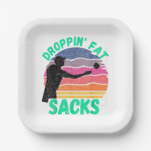 Assiettes En Carton Équipe de cornhole drôle Accessoires de cornhole 