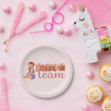 équipe fille baby-shower