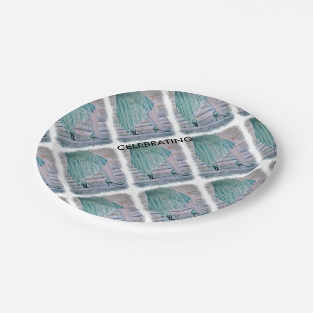 ASSIETTES EN CARTON ESCALIER À .... (Angle)