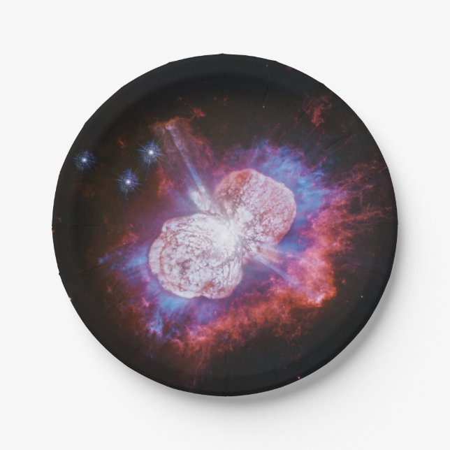 Assiettes En Carton Eta Carinae Binary Star System Fireworks (Devant)