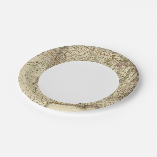 Assiettes En Carton États-Unis, Canada (Angle)