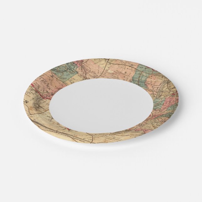 Assiettes En Carton États-Unis d'Amérique 8 (Angle)