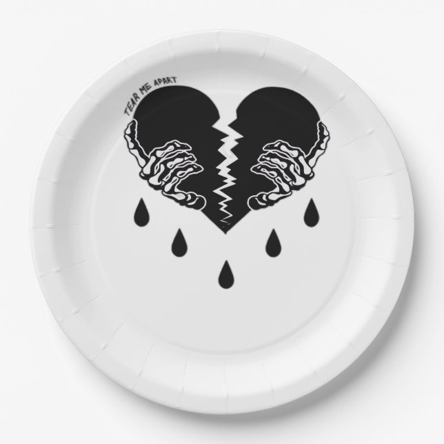 Assiettes En Carton Éteins-moi Classic (Devant)