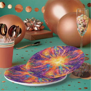 Assiettes En Carton Étoile explosive