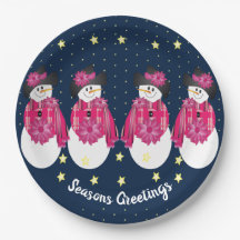 Etoiles Jaunes avec bleu marine et rose