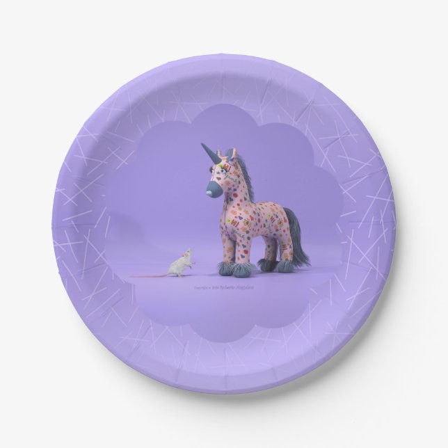 Assiettes En Carton Étrange rencontre lancer oreiller (Devant)