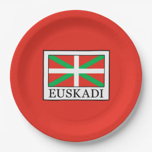 Assiettes En Carton Euskadi