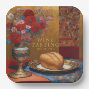 Assiettes En Carton Événement de dégustation de vins