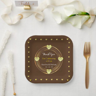Assiettes En Carton Événements Mariages de partie appelant