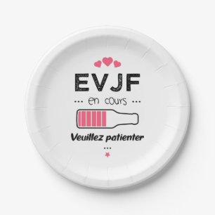 Assiettes En Carton EVJF en cours veuillez patienter