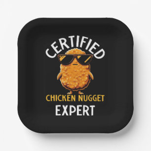 Assiettes En Carton Expert certifié en nugget de poulet